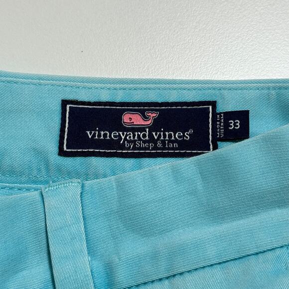 Vineyard Vines Breaker Short Men Shorts Sz 33 Turquoise 9" Inseam Preppy Casual - Picture 8 of 8